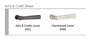 Arts and Crafts Brass Handles